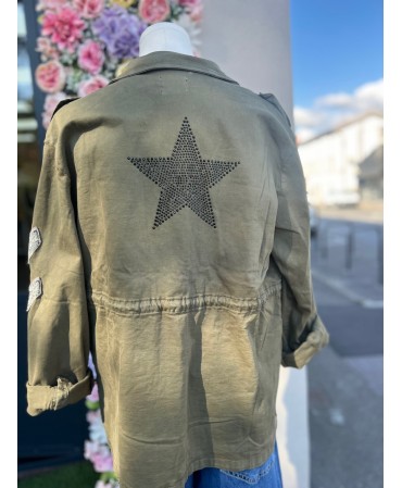 VESTE TOILE ARMY